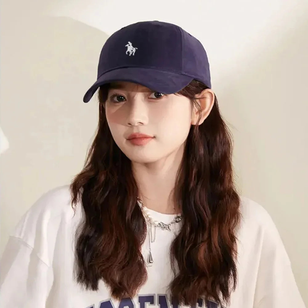 Unisex Baseball Cap Fashion Women's Hats Cotton Dad Polo Embroidery Cap Casual Men's Baseball Caps Soft Breathable Golf Sun Cap