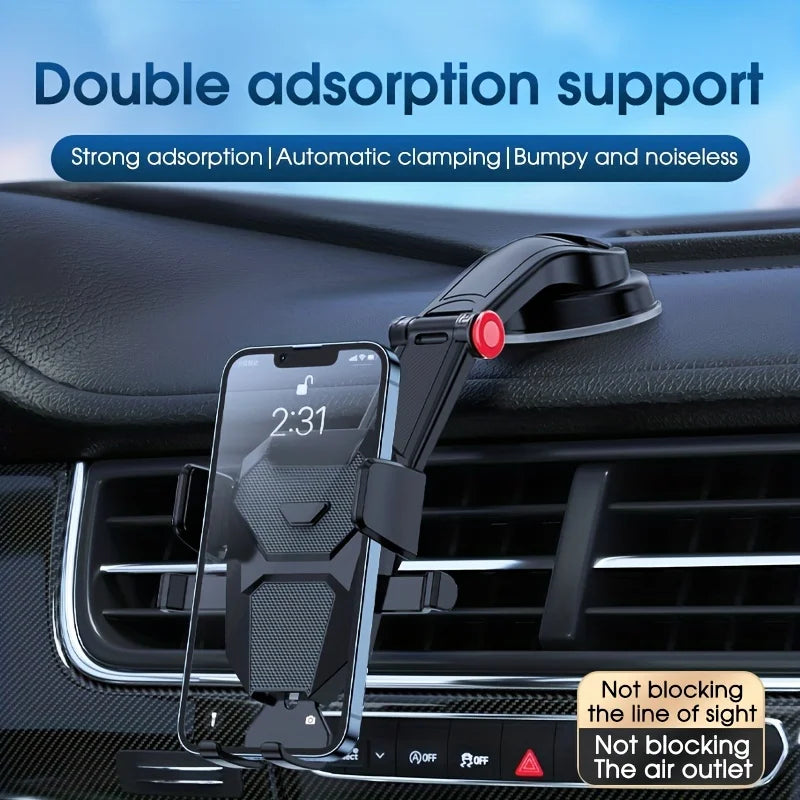 Car Phone Holder Stand Gravity Dashboard Phone Holder Universial Mobile Phone Support For iPhone 13 12 Pro Xiaomi Samsung