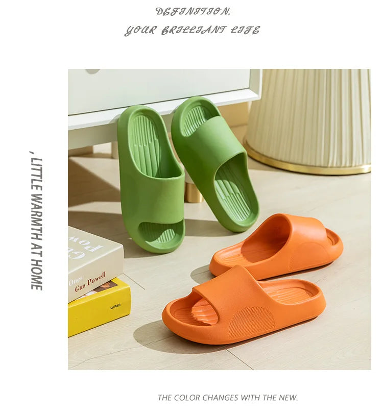 Big Size 47 48 50 Men Summer Slippers Indoor EVA Women Slipper Sandals Bathroom Flip Flops Bedroom Flat Slides