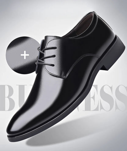 Men's Leather Business Shoes Non Slip Soft Sole Formal Casual Footwear