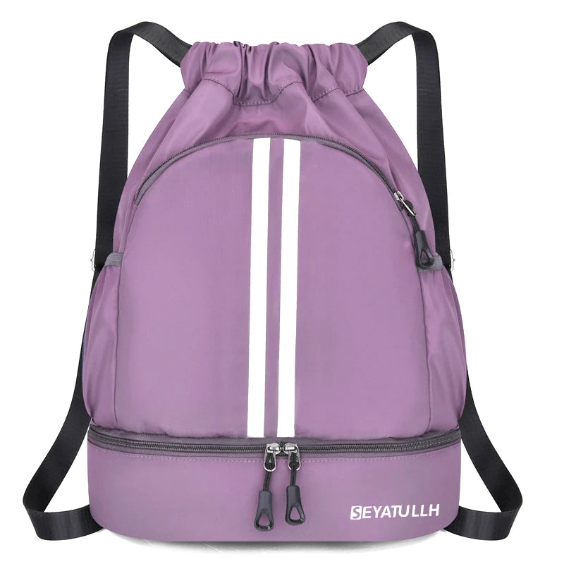 Fitness Backpack Gym Bag Sport Basketball Backpack Travel Outdoor Pack Waterproof Swimming Bag Pouch Hiking Climbing Mochila