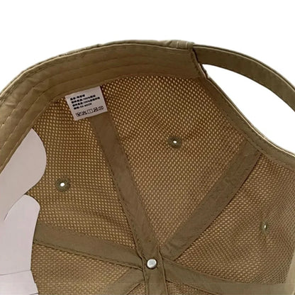 Unisex Outdoor Quick-Drying Baseball Cap One Size Polyester Sun Protection