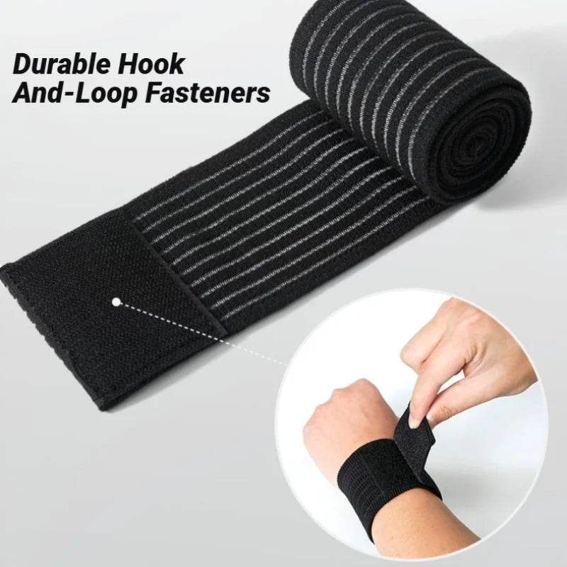 Adjustable Elastic Bandage Hand Sport Wristband Gym Support Wrist Brace Wrap Carpal Tunnel Sports Fitness Bracers Strap Stretchy