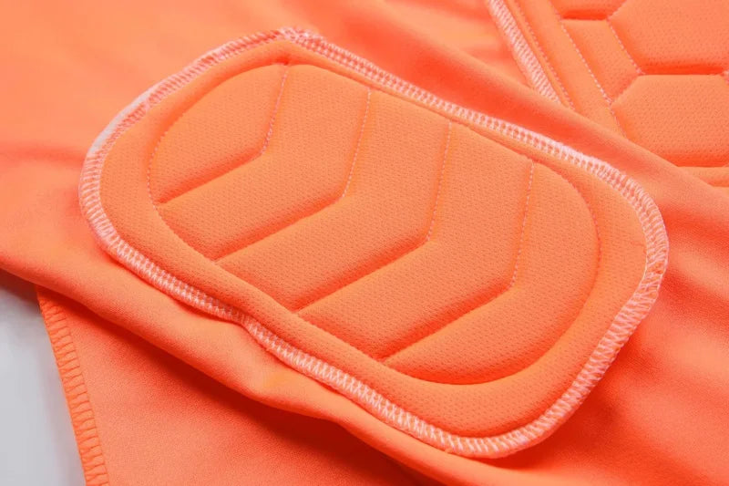 Men Kid 2024 Soccer Goalkeeper Uniform Protective Sponge Long Sleeve Football Training Goalkeeper Top Soccer Jersey Pants Custom