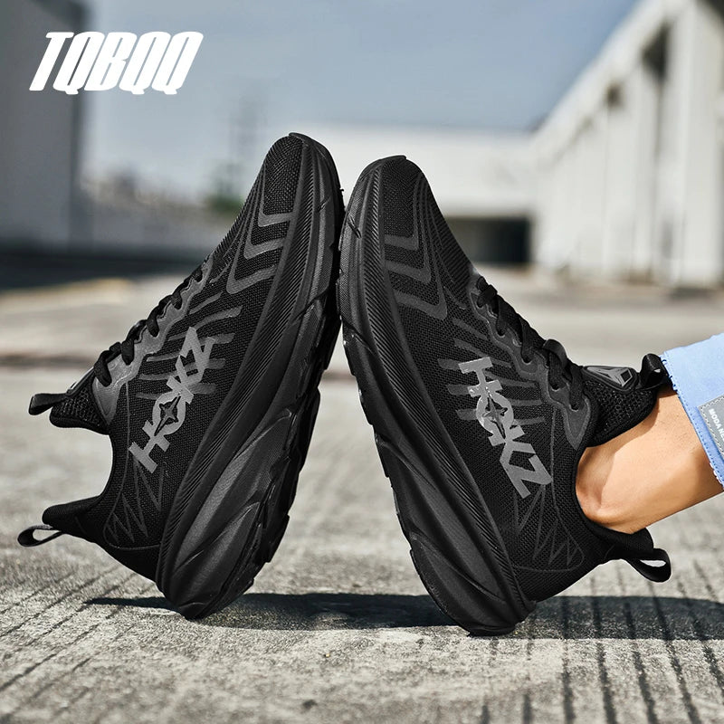 Carbon Plate Air Cushion Running Shoes Unisex Cushioned Walking Shoes