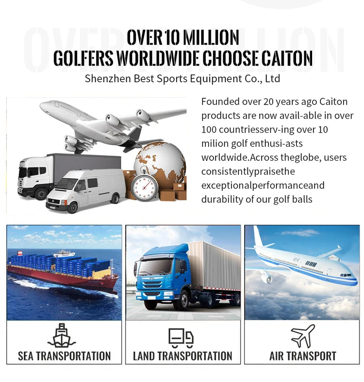 Caiton Blue Golf Balls – 6pcs or 3pcs, Dual-Layer Crystal Finish, Soft Feel, High Visibility, Great Control for Practice & Play