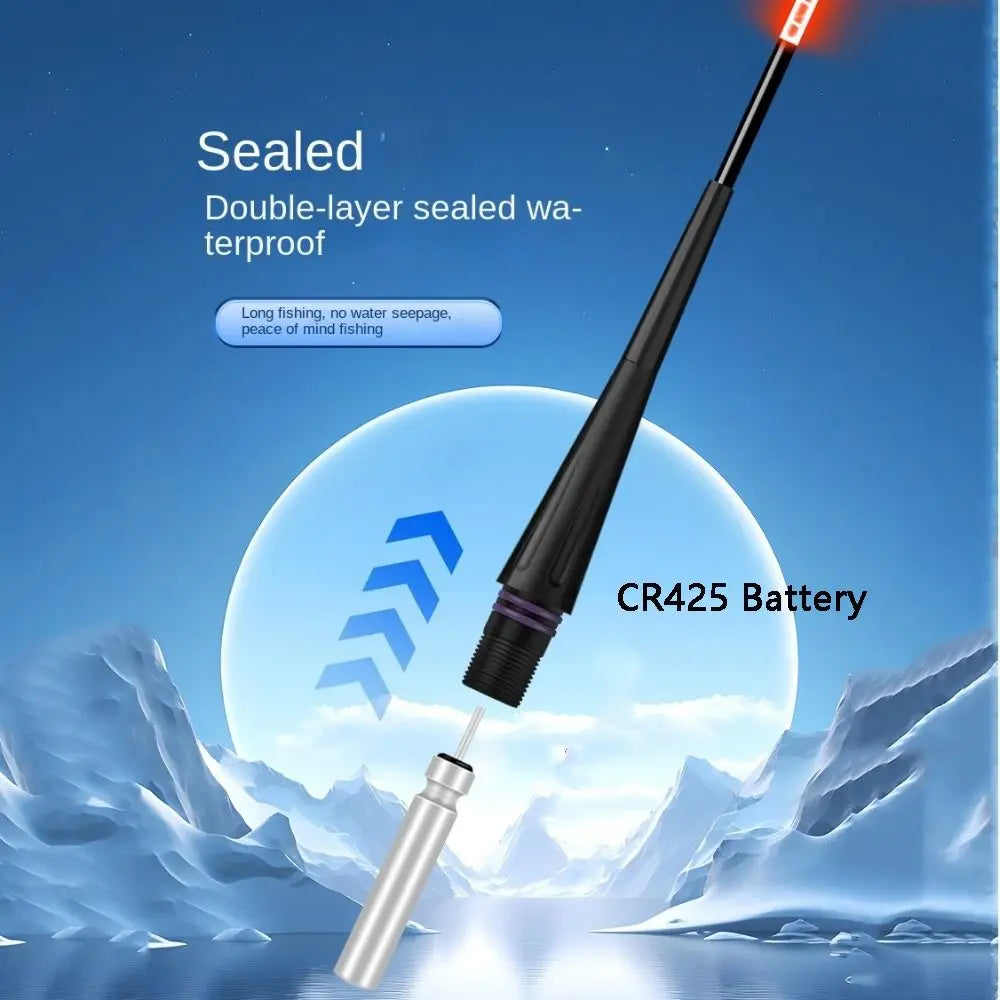 Smart Led Fishing Float Highly Sensitive Remind Buoy Gravity Sensor Glowing Electric Night Fishing Strobe Long Tail