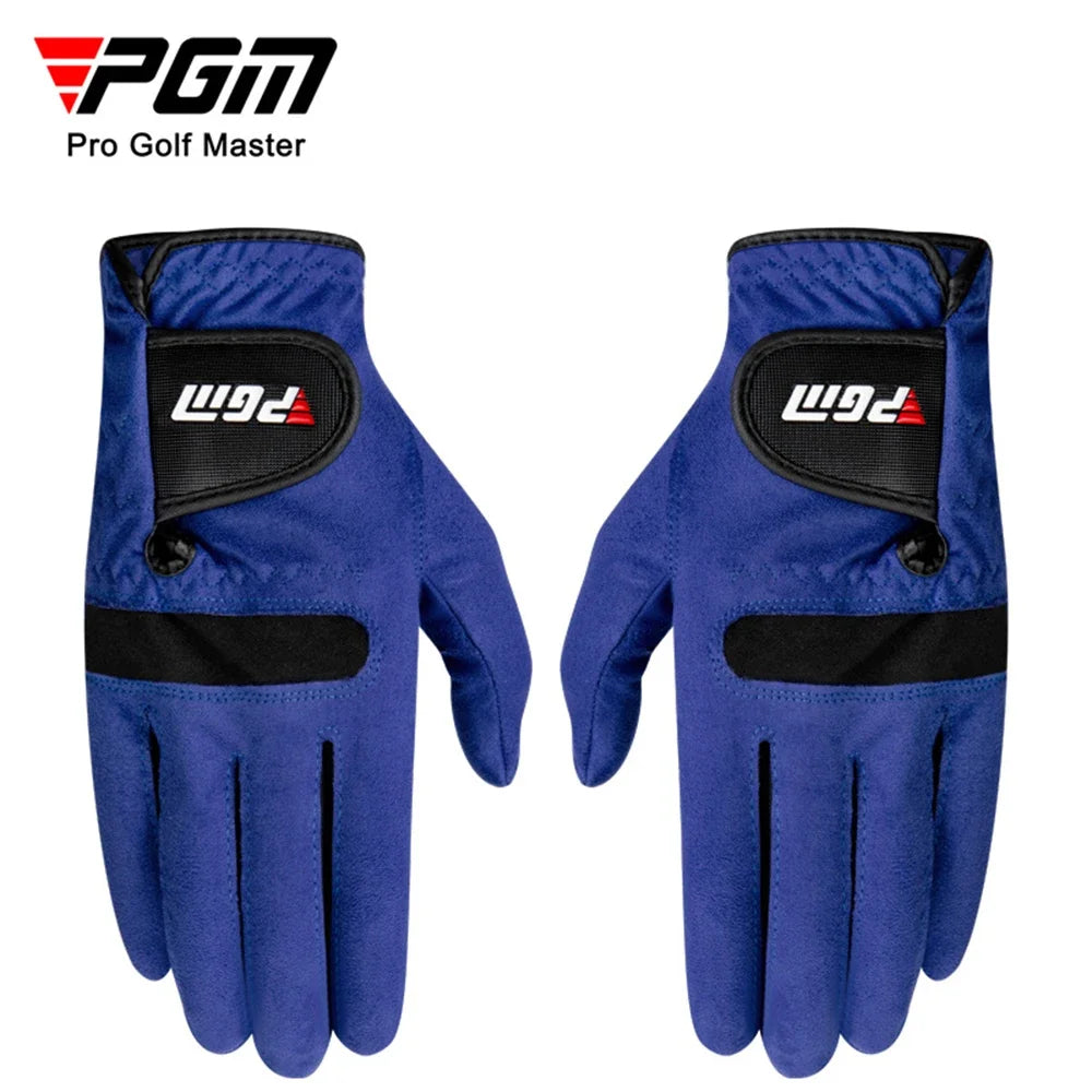 PGM Golf Gloves,Men’s Left Right Hand Soft Breathable Sheepskin Sport Gloves,Slip-resistant Golf Male Training Accessories