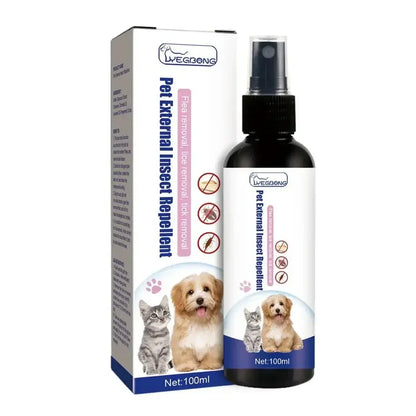 Pet Flea Tick Lice Insect Remover Spray 100ml for Dogs and Cats