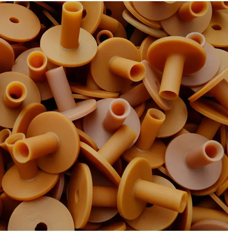 PGM 4pcs Training Practice Tee Mat Golves Ball Hole Holders Beginner Trainer Practice Rubber Golf Tee Holder QT001