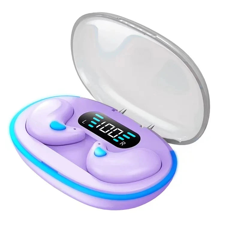 X55 Sleeping Earbuds Wireless Mini Headphones For Work TWS Bluetooth Earphone Stereo Hidden Headsets with Mic HD Call Sport