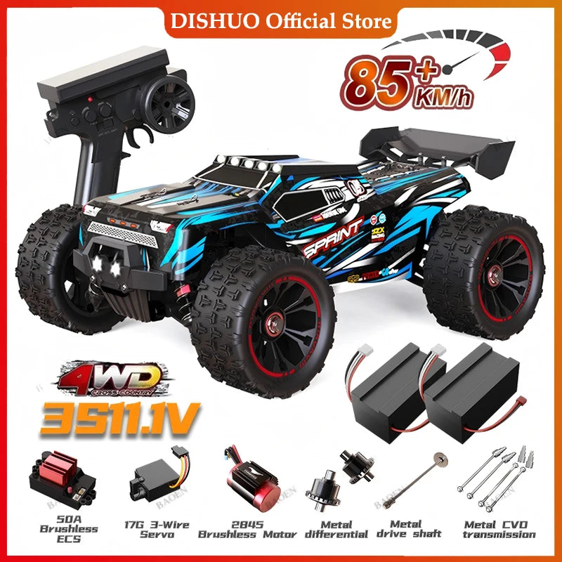 SCY9522PRO 85KM/H High Speed RC Car Brushless 4WD Off-Road Drift Remote Control Car 1:16 Professional Racing Cars SCY9522 50KM/H