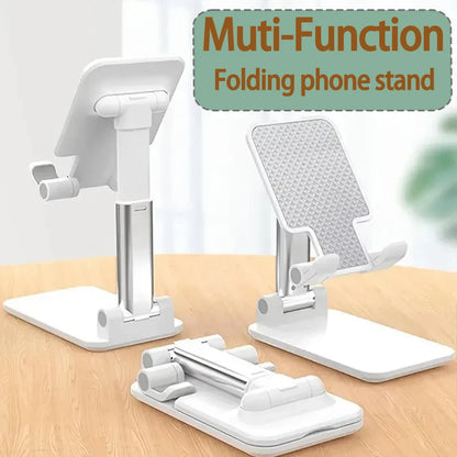 Foldable Desk Phone and Tablet Holder Stand Universal Adjustable