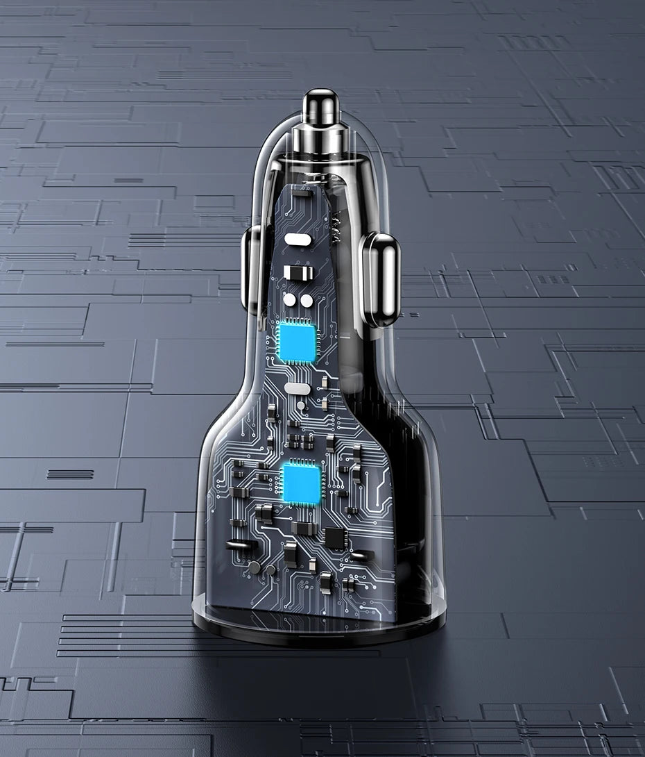 NEW in UGREEN 63W Car Charger PD QC 3.0 PPS 45W USB Type C Fast Charging for iPhone 17 16 Samsung Xiaomi Mobile Phone Charger