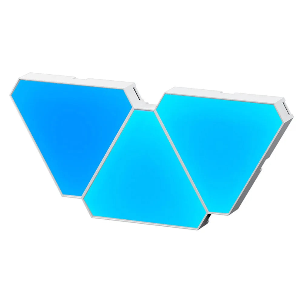 LED Triangular Quantum Lamp – RGB Smart Wall Lamp for Bedroom & Office