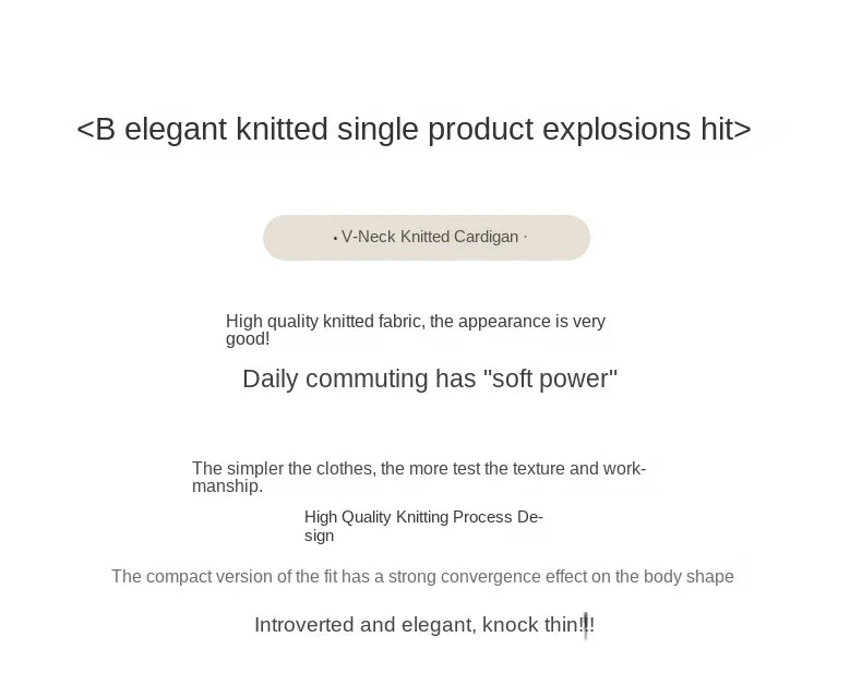 2024 New V-Neck Temperament Small Fragrant Wind Women Loose Sweater Sweater All Sweater Coat Special Offer Cardigan ZHI D035