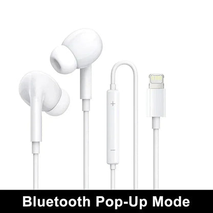 Wired Lightning In-Ear Earphones Plastic for iPhone Models