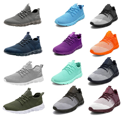 Men's Running Shoes Breathable Antiskid Wear-Resistant Casual Sneakers