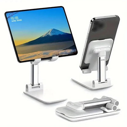 Foldable Desk Phone and Tablet Holder Stand Universal Adjustable