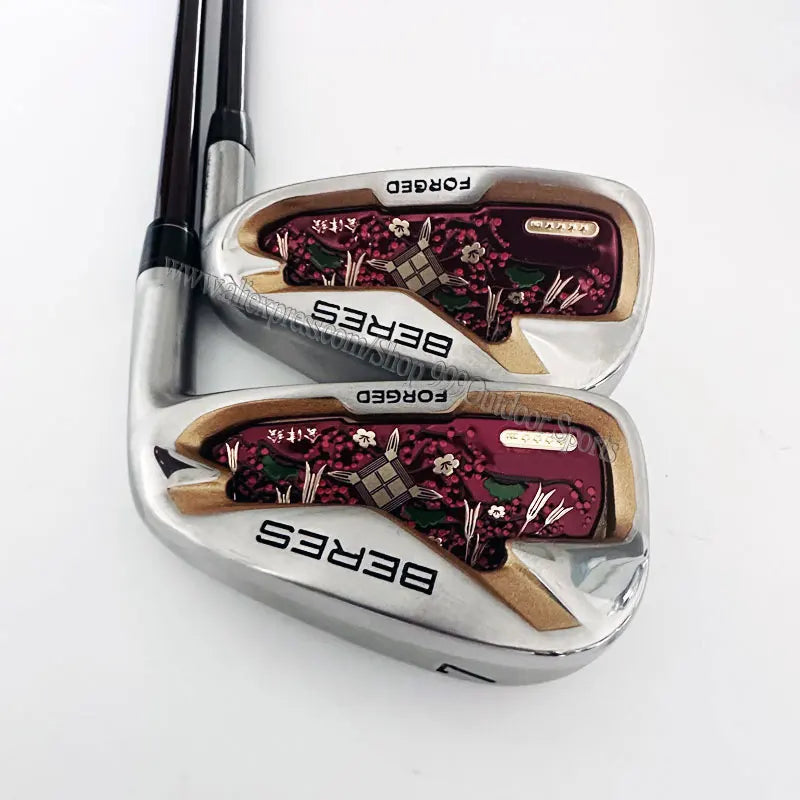 Golf Clubs Set For Women BERES S0-8 Golf Irons 4-10 11 A S Lady Clubs Set L Flex Graphite Shafts