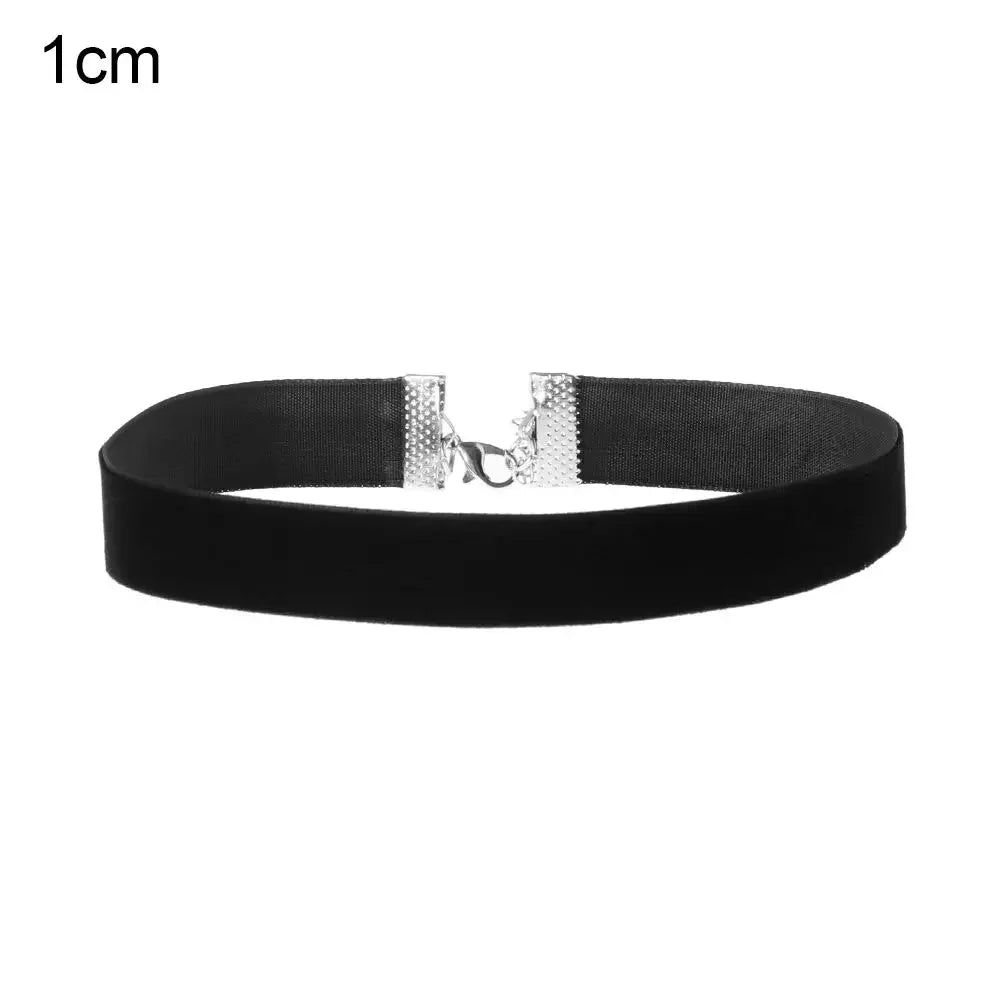 Goth Black Velvet Choker Necklaces Gothic Style Rope Women Neck Decoration 2025 Chocker Jewelry On The Neck Collar For Girl Kpop