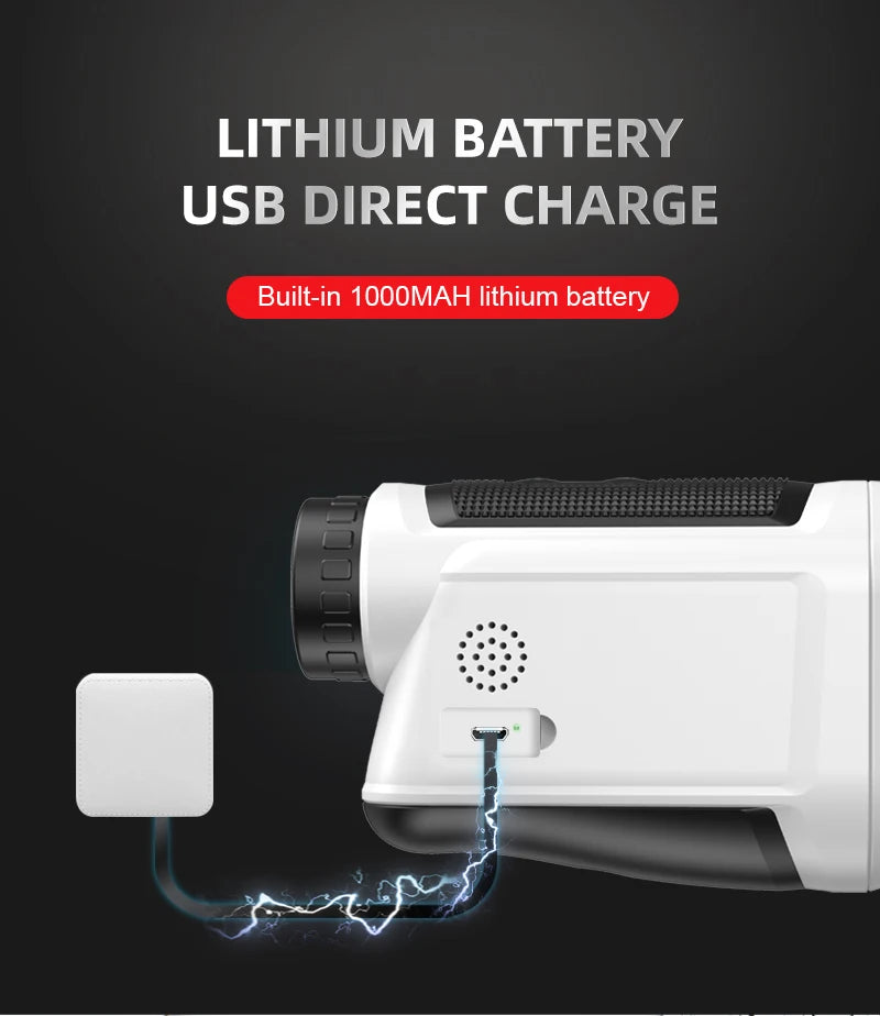 Nohawk Multifunctional Golf Laser Rangefinder Telescope with Flag-Lock Slope Distance Meter for Hunting Construction Monocular