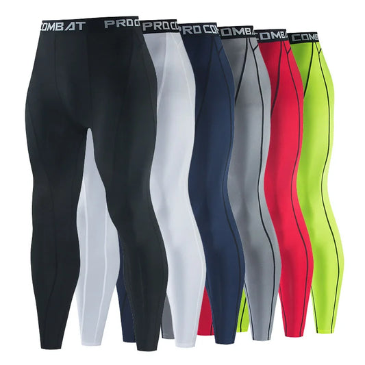 Compression Sports Pants Running Leggings Men Sportswear Quick Dry Gym Fitness Tights Workout Training Jogging Sports Trousers
