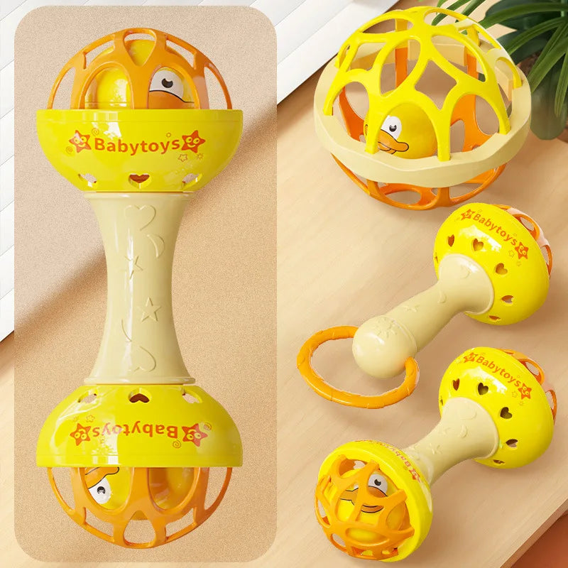 3/1pcs Baby Rattles 0 12 Months Baby Educational Toys Shaker Grab Spin Set Sensory Educational Newborn Gift for Infant Boy Girls