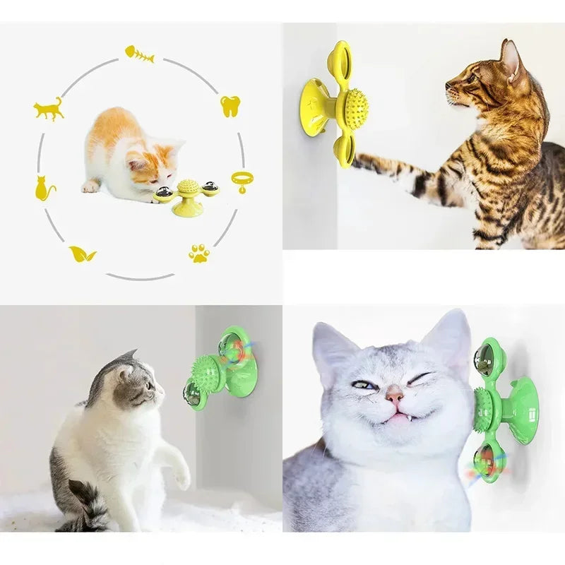 Cat Spinning Turntable Toy