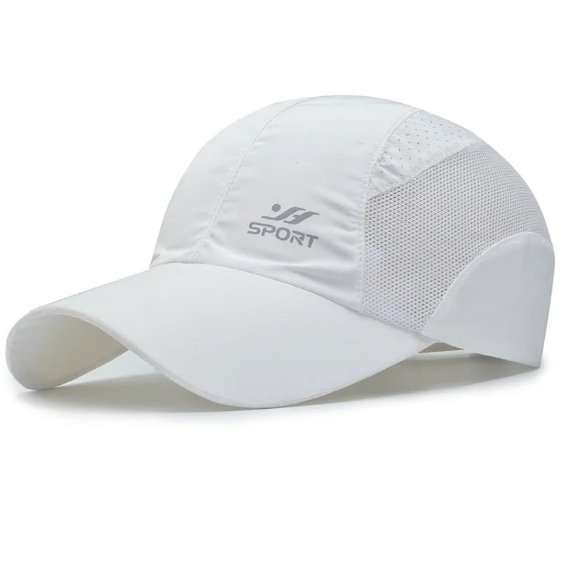 Quick Drying Adjustable Baseball Cap - Breathable Sun Protection For Outdoor Golf Fishing Running Sports