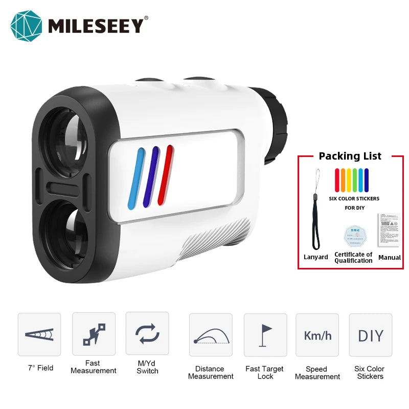 MILESEEY PF210 Range Finder,600M Golf Rangefinder,3-7days to Republic of Korea