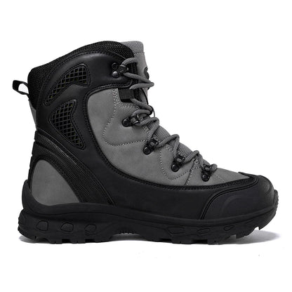 Men's Waterproof Leather Work Boots Non Slip Lightweight Breathable Ankle Boots