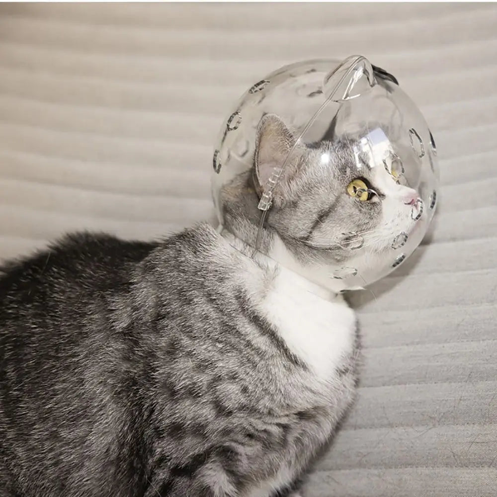 Breathable Cat Grooming Head Cover Anti-Bite Mask