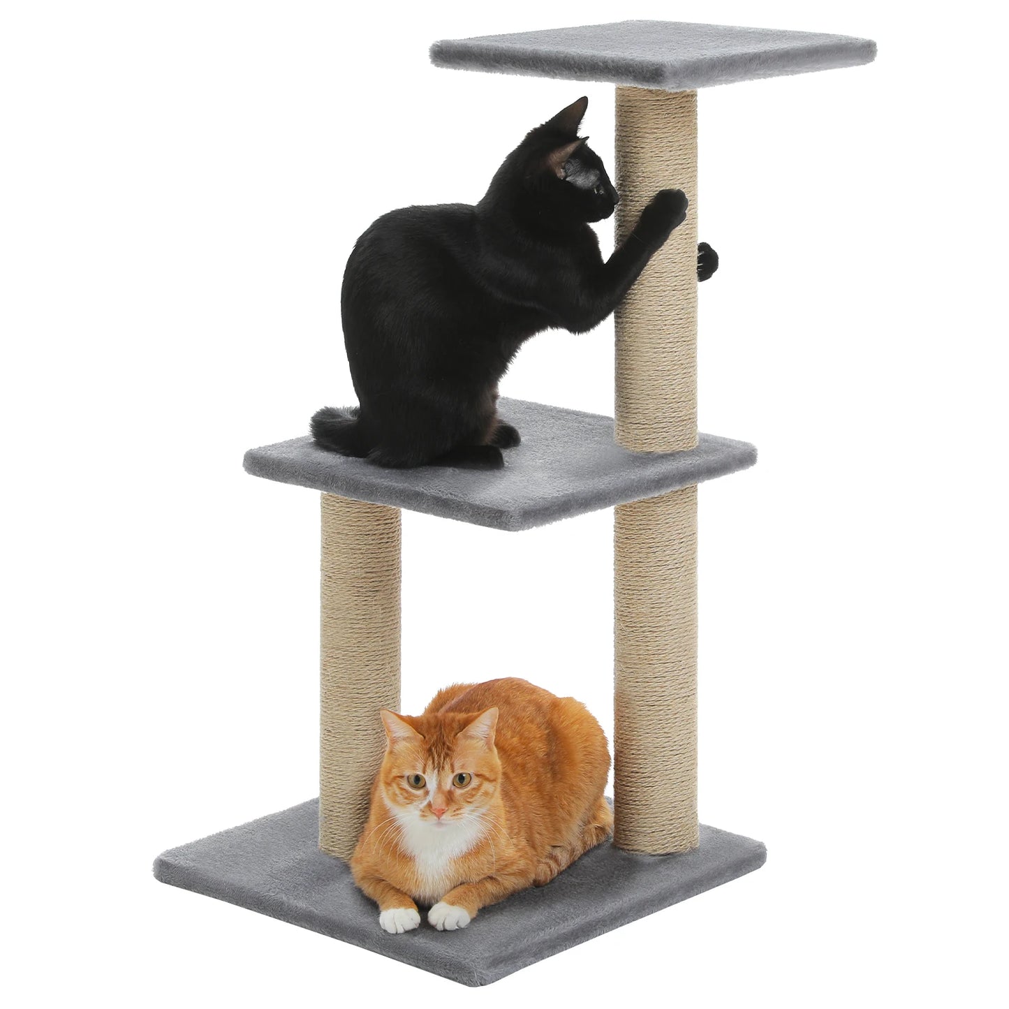 Indoor Cat Tree & Tower with Scratching Posts and Hammock – 2 Styles