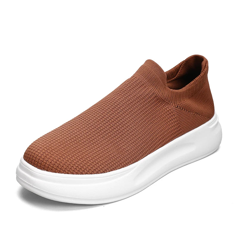 Mesh Breathable Walking Shoes Cotton Casual Sneakers