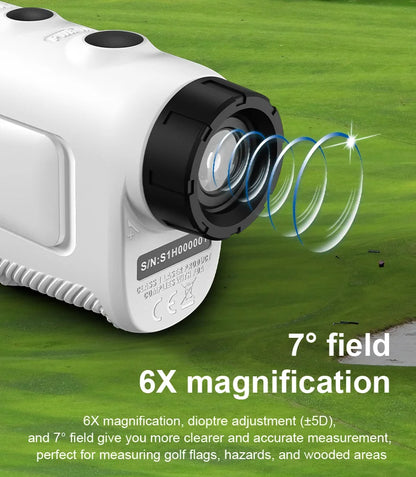 Golf Laser Rangefinder Telescope 600m 6x Monocular