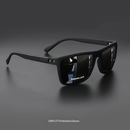 Polarized Square Frame Sunglasses Multicolor Lenses UV400