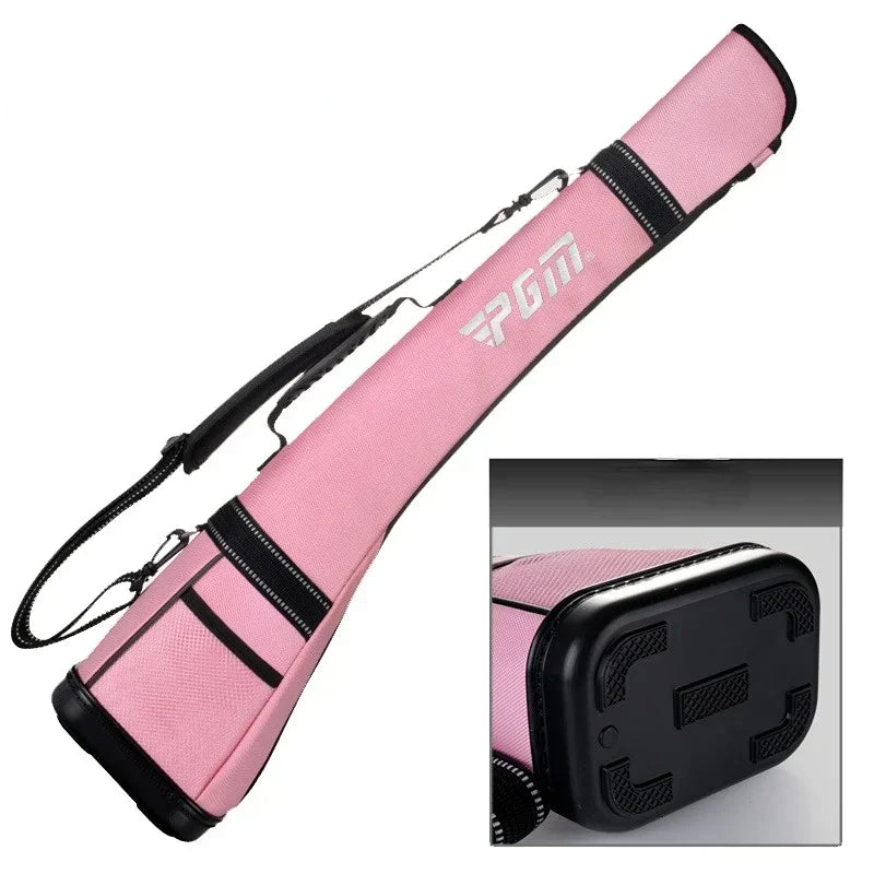 PGM  Waterproof Nylon Golf Gun Bag Protable Sunday Bag for 4~5pcs Golf Clubs Lightweight Golf Caddie Aviation Bag QIAB010