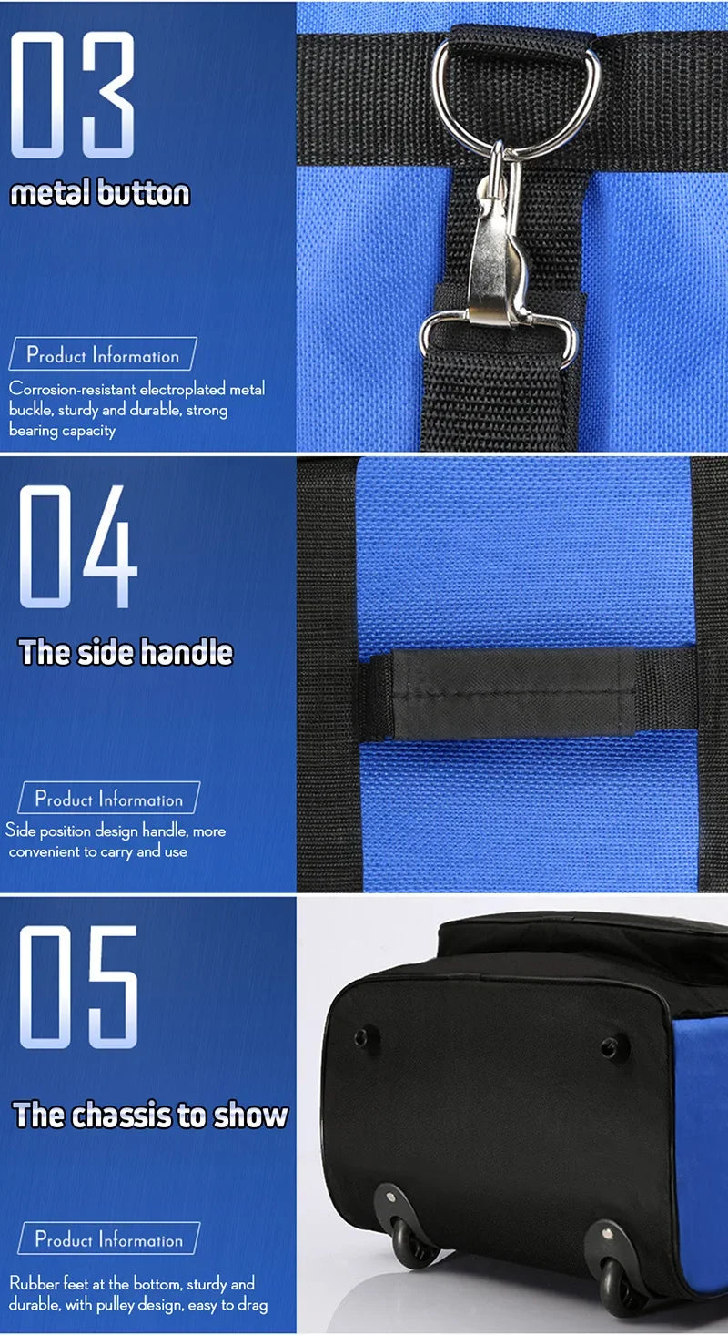 PGM Golf Aviation Bag Golf Bag with Silent Wheels HKB002 Large Capacity Storage Foldable Airplane Travelling Golf Bag