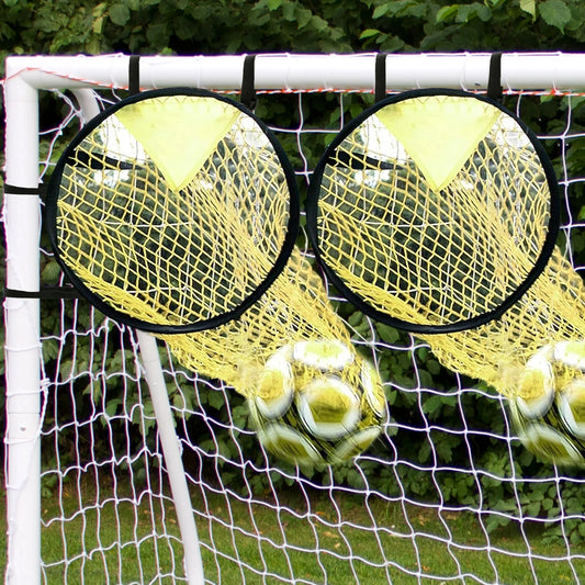 1/2pcs Soccer Training Shooting Net Equipment Football Training Target Net Goal Youth Free Kick Practice Shooting Soccer Topshot