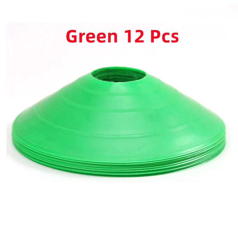 12pcs Obstacle Avoidance Sports Children's Football Roller Skating Training Equipment Professional Pan Cone Agile Sports Props