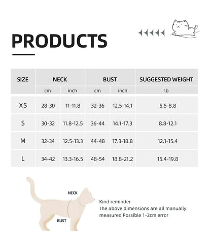 Checkered Pet Harness and Leash Set Breathable Nylon Reflective