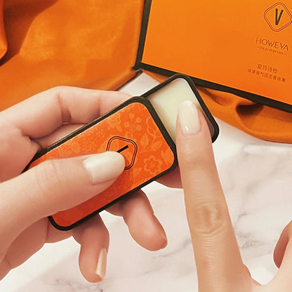 4 Piece Solid Perfume Set, Floral Fruity Scents, Portable