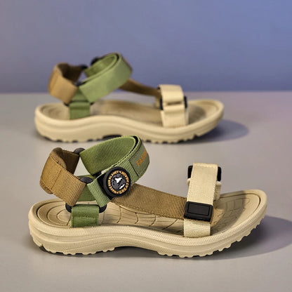 Boys Quick-Dry Beach Sandals Water Shoes Fabric Upper EVA Outsole Summer