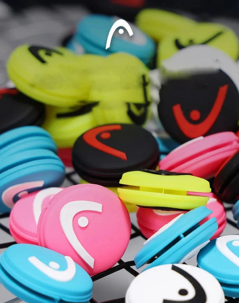 10/2Pcs HEAD Tennis Racquet Vibration Dampeners Silicone Reduce Professional Tennis Racket Accessories Damper Shock Absorber