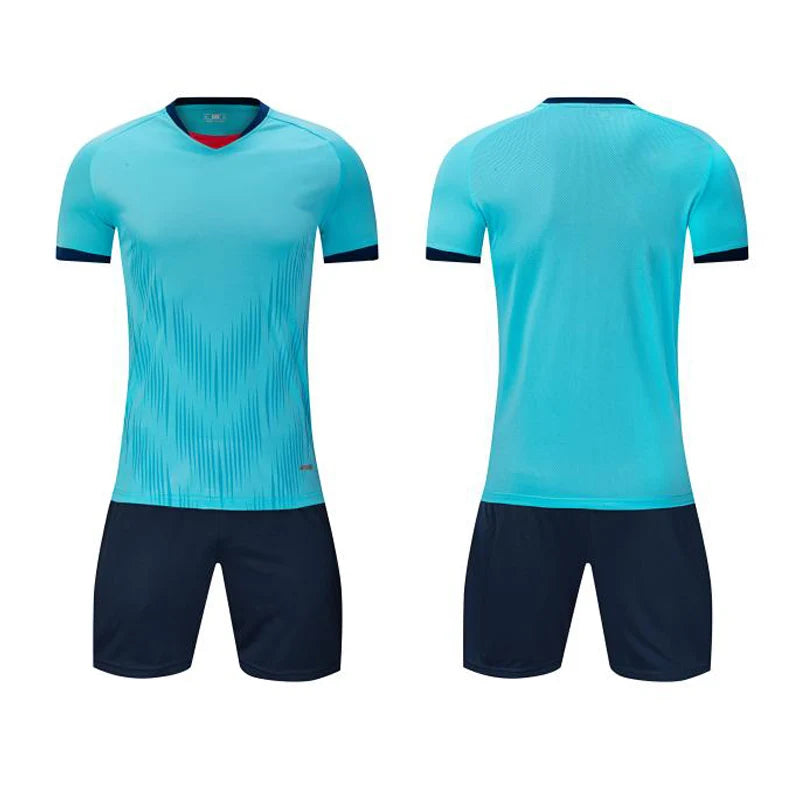 Adult Kids Personalize Football Jerseys Soccer Uniform MAN Women Team Training Quick-Drying Sportswear  Futsal Tracksuit Outfit