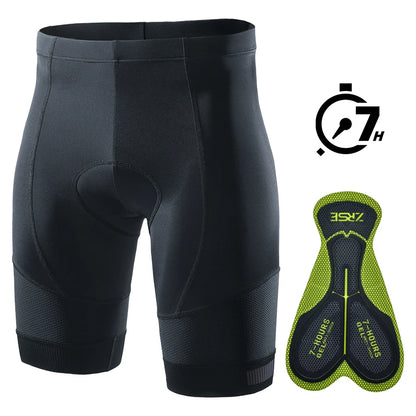 Cycling Shorts Men Gel Pad Nylon Elastane Quick Dry