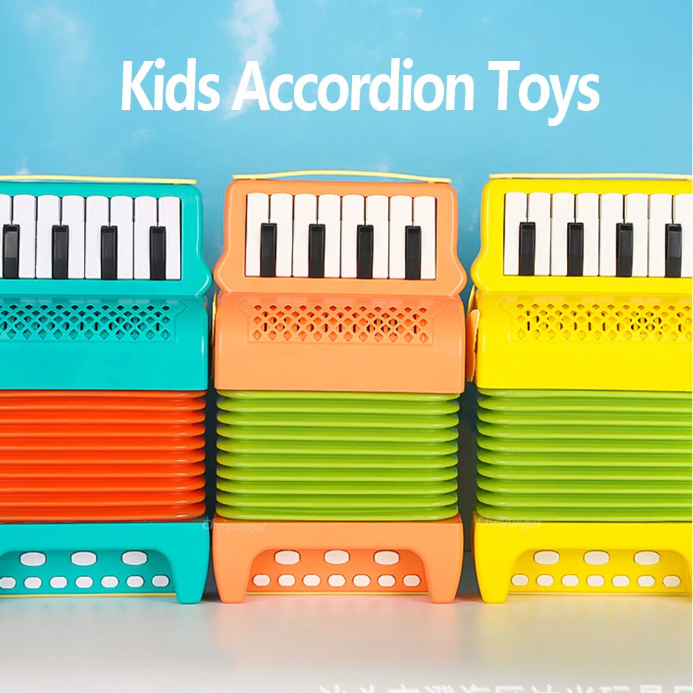 Accordion Toy for Kids Musical Indoor and Outdoor Playing Musical Instrument Educational Toys Gifts for Toddlers Boys Girls