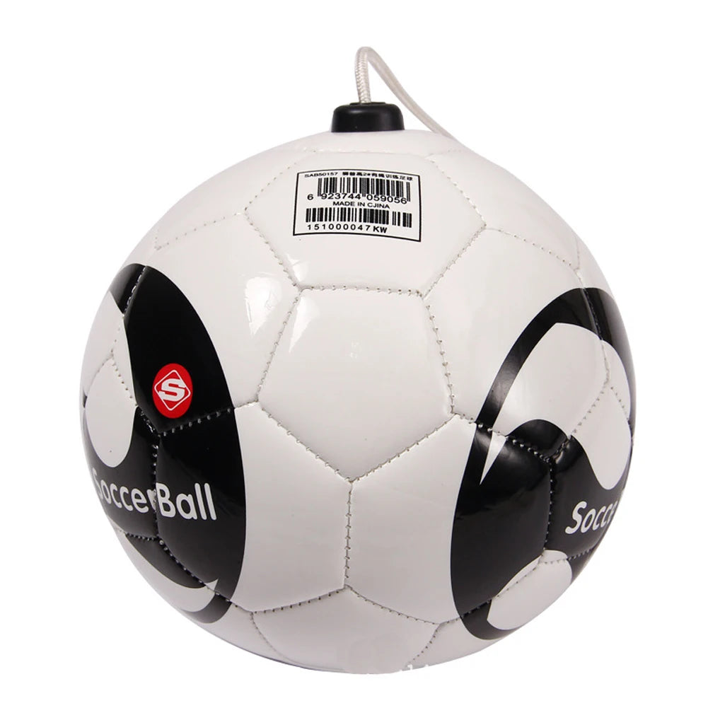 Football BALL beginner Training Soccer Ball Practice Belt Trainer Equipment Kick Standard Official profession Balls Size 2