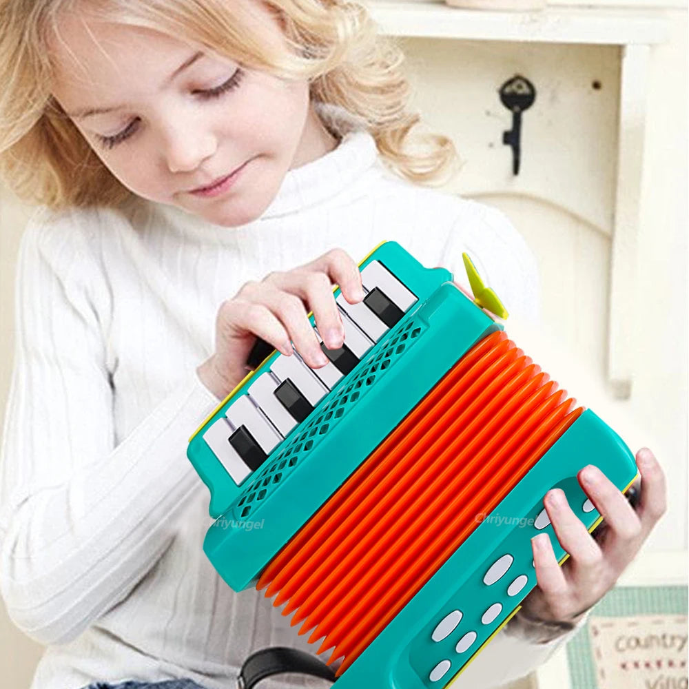 Accordion Toy for Kids Musical Indoor and Outdoor Playing Musical Instrument Educational Toys Gifts for Toddlers Boys Girls